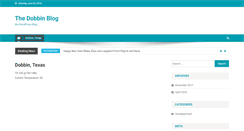Desktop Screenshot of dobbintexas.com